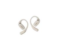(Beige) Shokz OpenFit Headphone Wireless Bluetooth Sweat Resistant Open Ear Construction