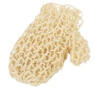 Beige Sisal Hemp Exfoliating Bath Gloves for Shower Scrubbing