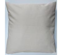 Beige Size 14x14 Inches 100% Cotton Cushion Cover Plain Solid Blank Square Cushion Covers Pure Cotton Decorative Cushion Case Throw Pillow cases for Bedroom Living Room Sofa Bed Car Seat Floor