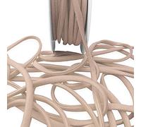 Beige Spaghetti Strap Satin Cord Tubular Satin Strap Flat Trim String Non Stretch Strapping Dresses Swimwear Bikini Lingerie Corset Ties Dresses Top Dressmaking (5mm - Beige - 1 Meter)