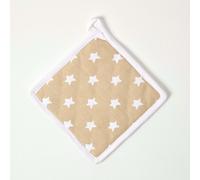 (Beige Stars) Stars Cotton Pot Holder