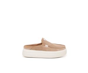Beige Suede Wedge Sandals - female - Hey Dude - Mules - Beige - 8 UK - Shoes 8 UK