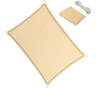 Beige Sun Shade Sail 80x560cm - 98% UV Protection Weatherproof & Tear Resistant Tarp Versatile Garden & Patio Windbreak Multiple Sizes & Colors Available