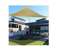 Beige Sun Shade Sail Rectangle Canopy Fabric Cloth Screen, Water And Air Permeable & UV Resistant, Heavy Duty, Carport Patio Outdoor(Beige,3.6x4.8m)