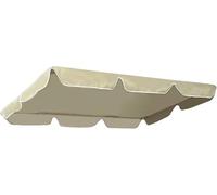 Beige Swing Canopy Replacement CoverDurable Sunshade for Garden Swing Seat Patio Poolside & Backyard164x114x15cm Outdoor Swing Chair Canopy
