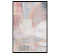 Beige Symphony I Canvas Print Boho Wall Decor by Art Remedy, Black Frame, 10 x 15