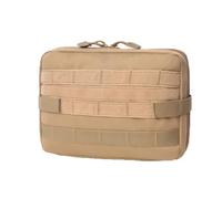 Beige Tactical Toiletry Bag for Men Travel Organizer with Large Capacity for Military Camping Outdoor Bathroom Heavy-Duty Polyester Water-Resistant Compact Portable Shaving Bag Multiple Compartments