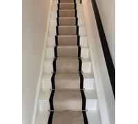 Beige Taped Edge Stair Runner, 6.5m x 0.5m