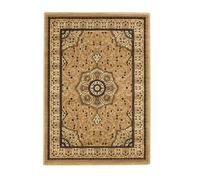 Beige Traditional Rug, Bordered Floral Rug, Stain-Resistant Luxurious Rug For Bedroom, & Diningroom-280Cm X 380Cm