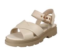 (Beige, UK 6.5) Ladies Clarks Buckle Fastening Sandals - Orinoco 3 Cross