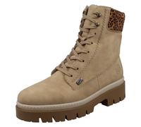 Rieker Ladies Rieker-Tex Warm Lined Platform Ankle Boots Z9430 - Beige - UK 6