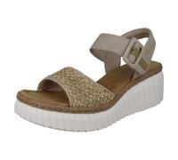 Women's Rieker 69176-62 Women's Sandal Ginger - Tan - Size: 6
