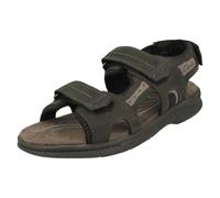 (Beige, UK 7) Mens Clarks Ultimate Comfort Adjustable Sandals Hapsford Trail