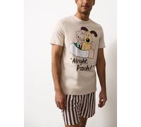 Beige Wallace & Gromit Print Shortie Pyjamas S