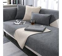 Beige Waterproof Anti-Slip Corner Sofa Cover for 1/2/3/4-Seater with Armrests Four Seasons Furniture Protector 90x210cm Durable & Stylish Sofa Slipcover