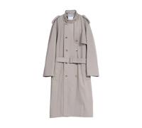 Beige Waterproof Double-Breasted Coat- male- Moschino- Trench Coats- Beige- L- Coats L