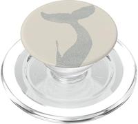 Beige Whale Fin Orcas Rescue Orca Sea Animal Whale Ocean PopSockets PopGrip for MagSafe