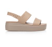 Beige Women's Sandals Brooklyn Style - female - Crocs - Wedges - Beige - 4 UK - Shoes 4 UK