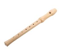 Beige Wood 8 Hole Soprano Recorder for Beginners Children | Early Education Musical Instrument, Precise Sound and Pitch, Back to School, Arts and Music