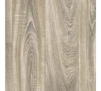 Beige Wood Effect Vinyl Flooring For Livingroom, Kitchen,2.7mm Thick Cushion Backed Vinyl Sheet-1M(3'3") X 3M(9'9")-3M²