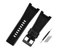 BEIGUA Genuine Leather Bracelet Compatible With Diesel Watch Strap Notch Watch Band Compatible With DZ1216 DZ1273 DZ4246 DZ4247 DZ287 32mm Mens Watchband
