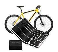 beihaasnatuerlich® Bicycle Protective Film - Strong Adhesive Frame Protection for E-Bike, Trekking, Mountain Bike, Road Bike - 29-Piece Film Set for Bicycle Frame - Prevents Scratches (Matte Black)
