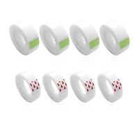 BEIIEB 8 rolls of invisible tape, document repair, label, marker tape, surface writable, fax invisible repair, paper repair, for document, label, seal