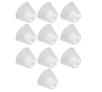 BEIJIALY 10pcs Replacement Earbud Silicone Cone Shaped Earbud Tips Set for Hearing Amplifier(s)