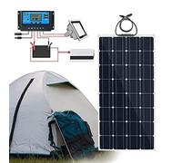 BEIJIAYI Solar Panel Kit, 800W High-Efficiency Monocrystalline Module, Portable Power Station for House Camping RVs and Tents with 40A Charge Controller, Black