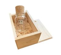 BEIJIGUANG 1PCS Cute Drift Bottle USB Flash Drive Memory Stick Storage U-disk With Maple box (2.0/8GB)