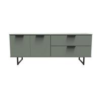 Beijing 2 Door 2 Drawer Sideboard In Reed Green (Ready Assembled)