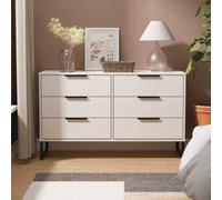 Beijing 6 Drawer Midi Chest Of Drawers In Kashmir Matt (Ready Assembled)