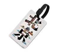 Beijing China Luggage Tags Durable TPU Suitcase Tag with Info Card, Scratch-Resistant Bag Tags for Suitcases, Travel Bags & Backpacks, Easy to Identify