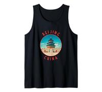 Beijing China Retro Distressed Circle Tank Top