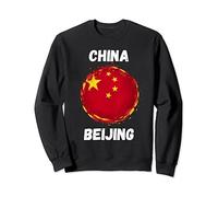Beijing China Retro Vintage Chinese Flag Souvenirs Sweatshirt