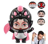 Beijing Drama, Dramatic Face Who | Beijing Dramatic Mascots with 5 Interactive Faces - Chinese Drama Figurine, Souvenir Gift