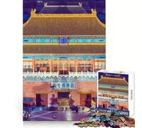 Beijing Imperial City Jigsaw 1000 Pieces for Adults Focus Enhance Casual Relaxation Smooth Cut Lovely Gift (50x75cm)