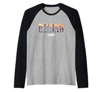 Beijing Prefecture China Beijing City Vintage Beijing Raglan Baseball Tee