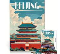 Beijing Splendor for Adults 1000 Piece Jigsaw Puzzle Focus Training Peaceful Hobby Tight Join Memorable Gift (50x75cm)