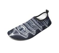 Beijing Tiantan Water Shoes for Men Women, Lightweight Stretch Swim Shoes with Anti-Slip Rubber Sole, Quick-Dry Aqua Socks for Pool, Beach, Surfing, Style, 12 Women/12 Men