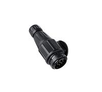 BEIJISTAR 13 Pin Trailer Plug, 12V Waterproof 13 Pin Trailer Plug Connector, for Truck RV Cars Boat Caravan