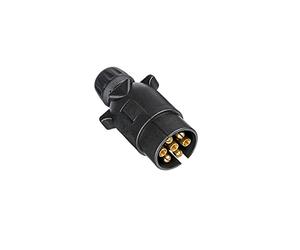 BEIJISTAR 7 Pin Trailer Plug, 12V Waterproof 7 Pin Trailer Plug Connector, for Truck RV Cars Boat Caravan (Screw End)