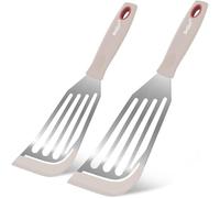 Beijiyi 2-Piece Silicone Fish Spatula for Nonstick Cookware, Heat Resistant