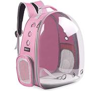 BEIKOTT Cat Backpack Carriers Bag, Dog Backpack, Pet Bubble Backpack for Small Cats Puppies Dogs Bunny, Airline-Approved Ventilate Transparent Capsule Backpack for Travel, Hiking and Outdoor Use
