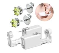 BeiLaiSun 2 Pack Ear Piercing Gun Safe Home Use Ear Piercing Kit Self Use Ear Piercer Disposable Piercing Ear Gun with 5mm Ear Stud（518#）