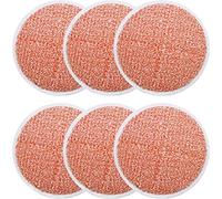 BeiLan 6 Pack Spinwave Mop Pads Replacement Set Compatible with Bissell Spinwave 2124 2039 Series: Heavy Scrub Pads