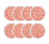 BeiLan Steam Mop Pads Replacement Compatible with Shark S6002UK Steam Mop,Microfiber Heavy Scrub Pads Hardwood Floor Cleaning Spin Round Pad (8 Pack