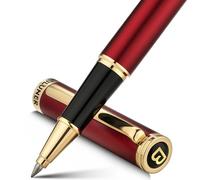 BEILUNER Luxury Rollerball Pen,24K Gold Trim,Noble and Elegant Designs,Schneider Ink Refill, Best Roller Ball Pen Gift Set for Men & Women, Professional, Executive Office, Nice Pens