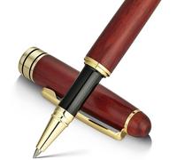 BEILUNER Luxury Wood Ballpoint Pen Writing Set, Rosewood - Elegant Executive Pen Set for Signature and Office Use - Gift Boxed with Black Refills