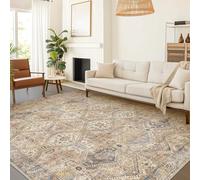 BEIMO Large Rug 240x300cm Terracotta Blue Washable Carpet for Living Rooms